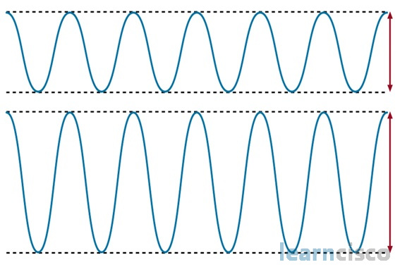 Refer to the exhibit. Which wave measurement does the figure in the exhibit best represent?