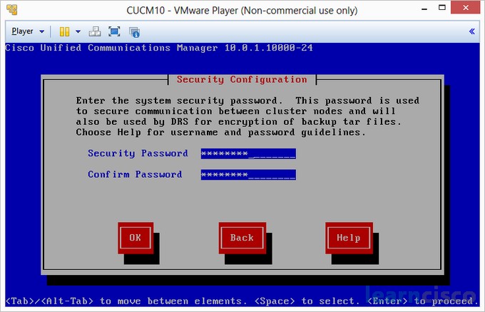 Installing CUCM 10 - Security Configuration