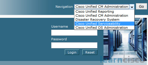 Cisco Unified Serviceability